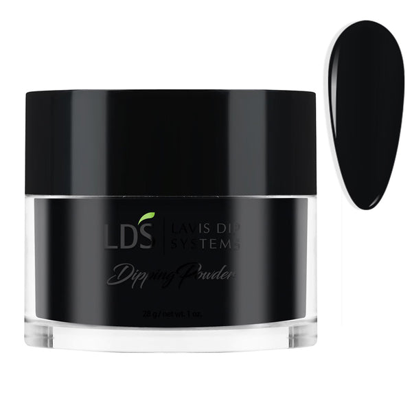 LDS Dipping Powder Nail - 074 Black List by LDS sold by DTK Nail Supply