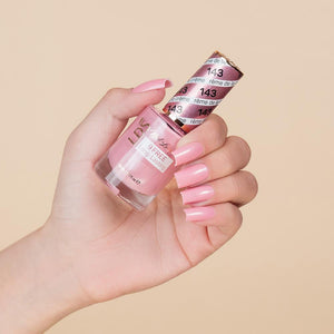 LDS Gel Nail Polish Duo - 143 Crème De La Crème by LDS sold by DTK Nail Supply