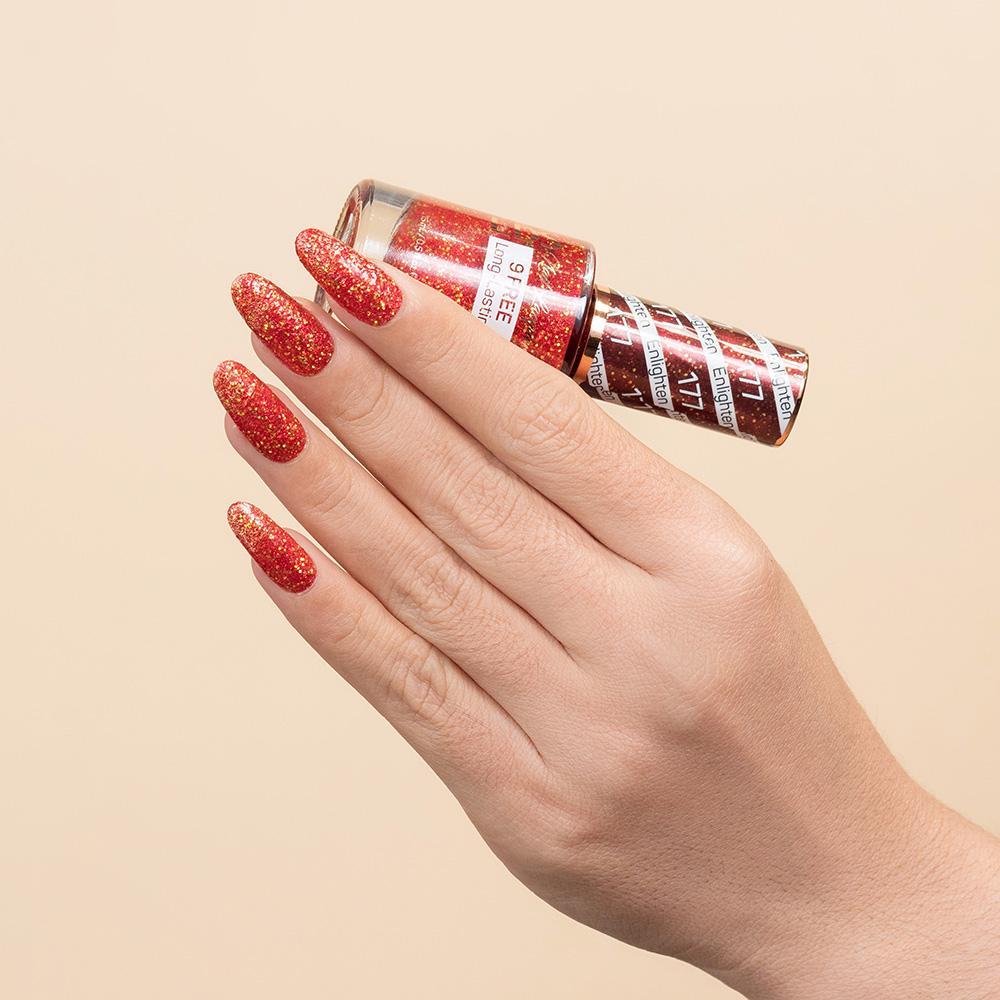 LDS 3 in 1 - 177 Enlighten - Dip, Gel & Lacquer Matching by LDS sold by DTK Nail Supply
