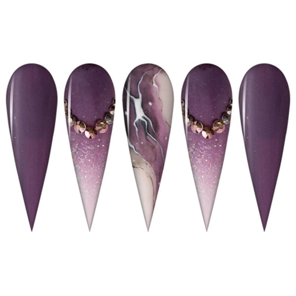LDS Dipping Powder Nail - 095 Smoked Purple by LDS sold by DTK Nail Supply