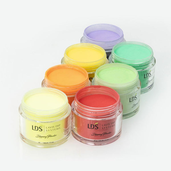 LDS Neon Collection 1.5oz/ea - 099, 100, 101, 102, 103, 104, 105 by LDS sold by DTK Nail Supply