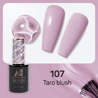 LDS Gel Polish 107 - Gray, Purple Colors - Taro Blush by LDS sold by DTK Nail Supply
