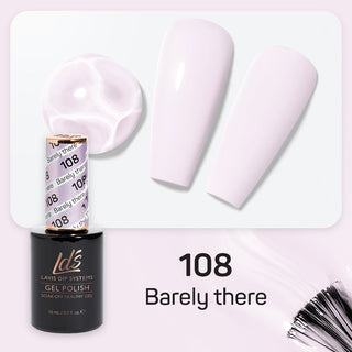  LDS Gel Polish 108 - Beige Colors - Barely There by LDS sold by DTK Nail Supply