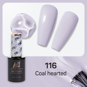 LDS Gel Nail Polish Duo - 116 Coal Hearted by LDS sold by DTK Nail Supply