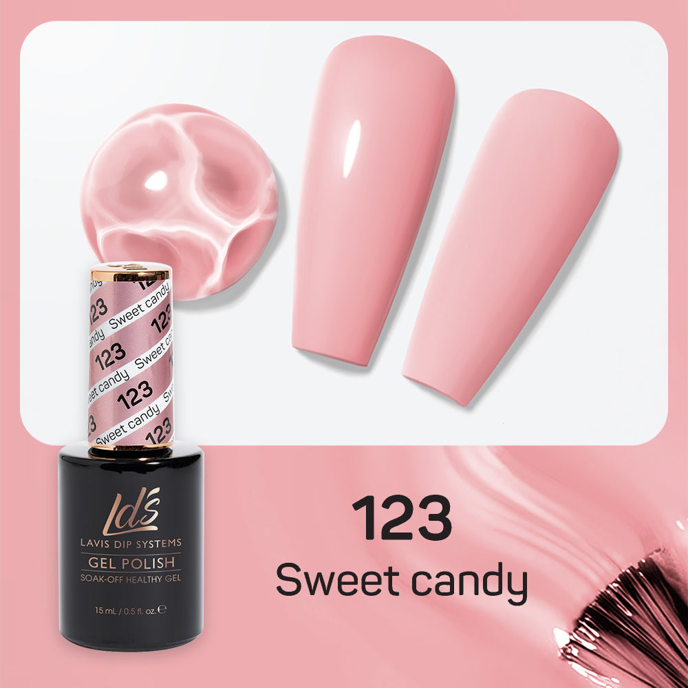 LDS Gel Nail Polish Duo - 123 Sweet Candy by LDS sold by DTK Nail Supply