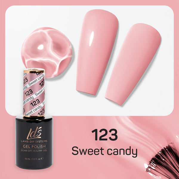 LDS Gel Nail Polish Duo - 123 Sweet Candy by LDS sold by DTK Nail Supply