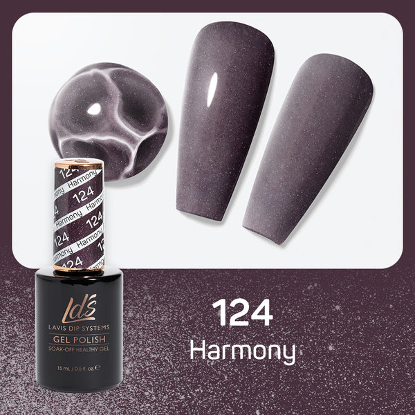 LDS Gel Nail Polish Duo - 124  Harmony by LDS sold by DTK Nail Supply