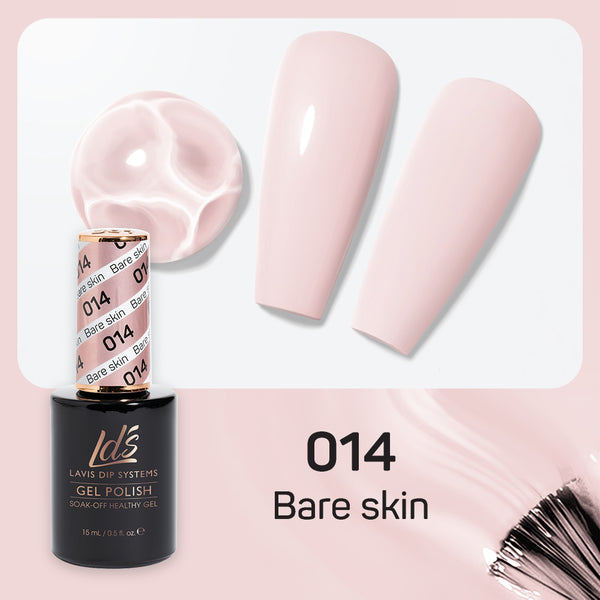 LDS Gel Nail Polish Duo - 014 Bare Skin by LDS sold by DTK Nail Supply