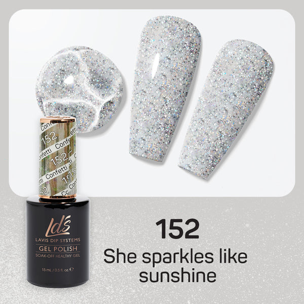 LDS Gel Nail Polish Duo - 152 Confetti by LDS sold by DTK Nail Supply
