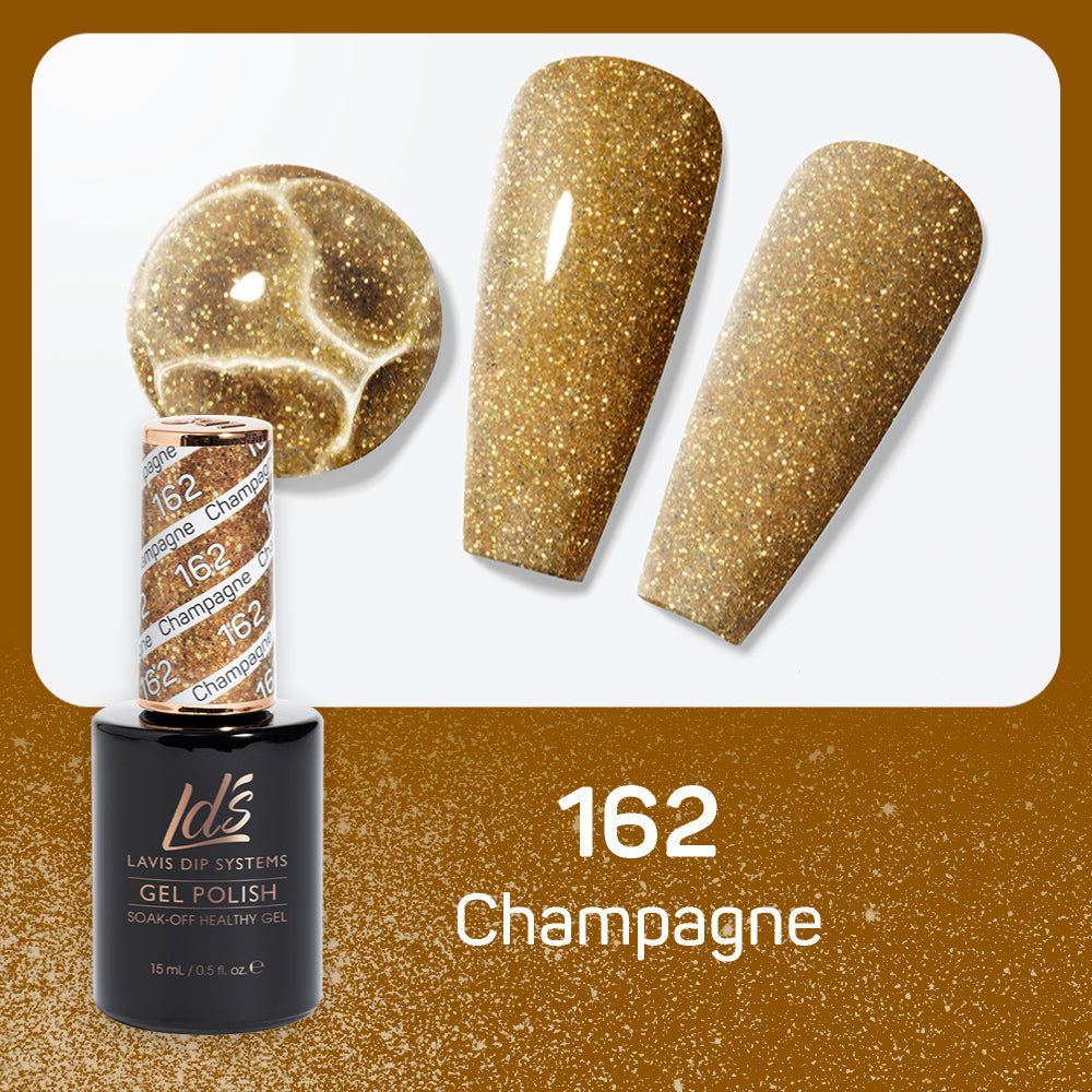 LDS Gel Nail Polish Duo - 162 Champagne by LDS sold by DTK Nail Supply
