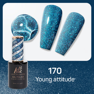 LDS Gel Nail Polish Duo - 170 Young Attitude by LDS sold by DTK Nail Supply