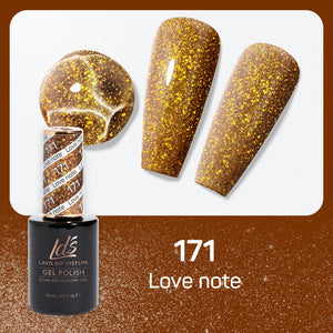 LDS Hema Free Gel Polish 171 - Love Note by LDS HEMA FREE GEL POLISH sold by DTK Nail Supply