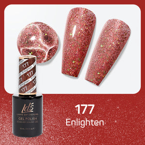 LDS Hema Free Gel Polish 177 - Enlighten by LDS HEMA FREE GEL POLISH sold by DTK Nail Supply