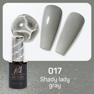 LDS Gel Nail Polish Duo - 017 Gray Colors - Shady Lady Gray by LDS sold by DTK Nail Supply