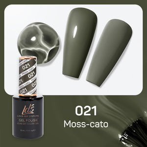 LDS Gel Polish 021 - Green Colors - Moss-Cato