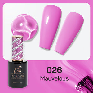LDS Gel Nail Polish Duo - 026 Pink Colors - Mauvelous by LDS sold by DTK Nail Supply