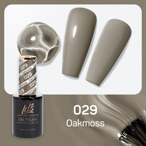 LDS Gel Nail Polish Duo - 029 Gray Colors - Oakmoss by LDS sold by DTK Nail Supply