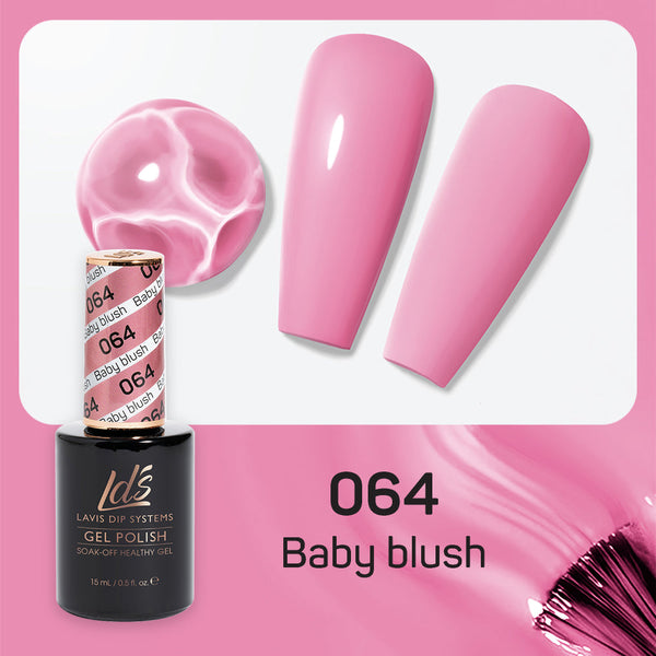 LDS Hema Free Gel Polish 064 - Baby Blush by LDS HEMA FREE GEL POLISH sold by DTK Nail Supply