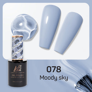 LDS Gel Nail Polish Duo - 078 Moody Sky by LDS sold by DTK Nail Supply