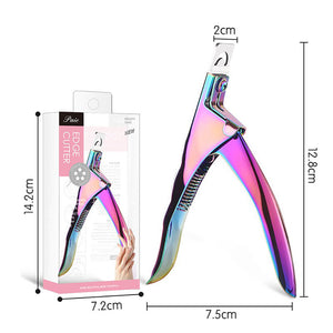 Fake Nail Edge Cutter - Rainbow by OTHER sold by DTK Nail Supply