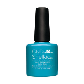  CND Shellac Gel Polish - 027CL Lost Labyrinth - Blue Colors by CND sold by DTK Nail Supply
