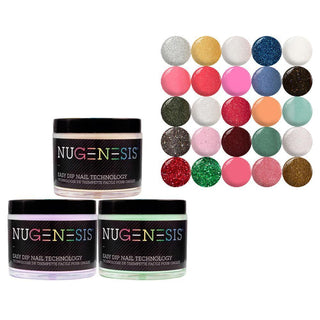 NuGenesis Metallics Collection (45 Colors) by NuGenesis sold by DTK Nail Supply