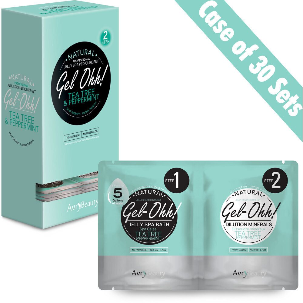 AVRY BEAUTY - CASE OF 30 - Gel-Ohh! Jelly Spa Bath - TEA TREE by AVRY BEAUTY sold by DTK Nail Supply