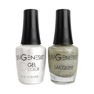  Nugenesis Gel Nail Polish Duo - 003 Glitter Colors - Wish Upon A Star by NuGenesis sold by DTK Nail Supply
