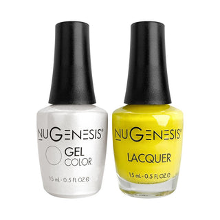  Nugenesis Gel Nail Polish Duo - 008 Yellow Colors - Queen Bee by NuGenesis sold by DTK Nail Supply