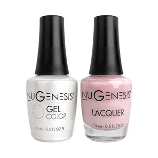 Nugenesis Gel Nail Polish Duo - 020 Pink, Neutral Colors - Tickle Me Pink by NuGenesis sold by DTK Nail Supply