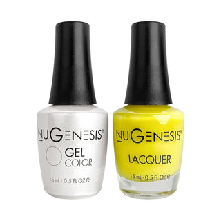  Nugenesis Gel Nail Polish Duo - 049 Yellow Colors - Mardi Gras by NuGenesis sold by DTK Nail Supply