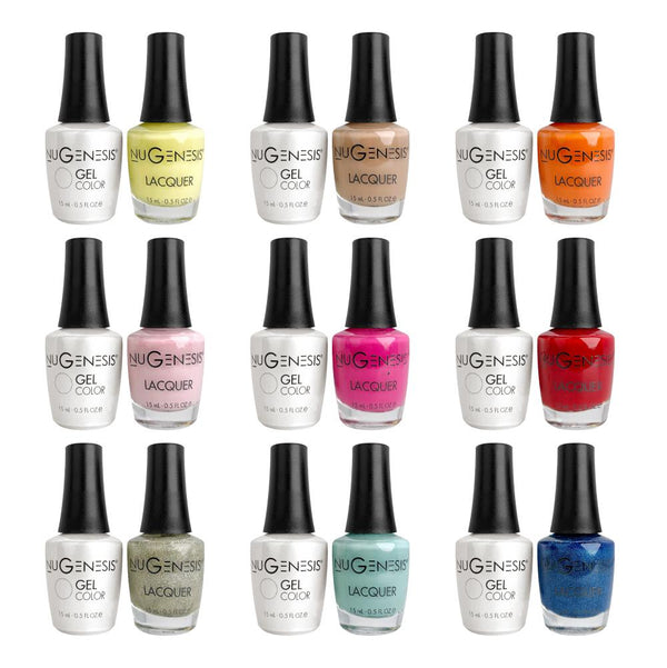 Set of 50 Nugenesis Gel & Lacquer Combos: NU01-NU50 by NuGenesis sold by DTK Nail Supply