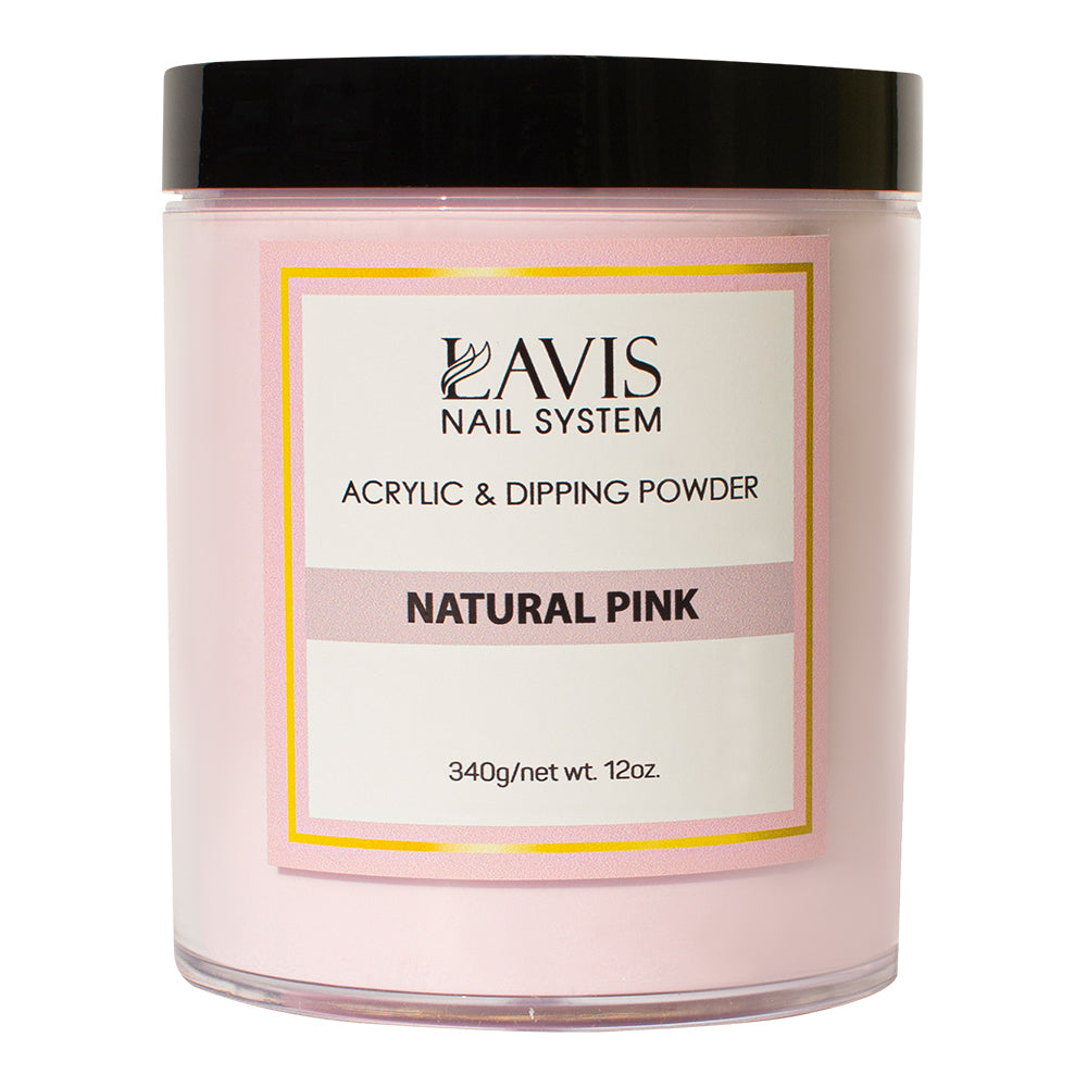 LAVIS - Natural Pink - 12 oz by LAVIS NAILS sold by DTK Nail Supply