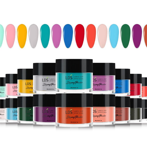 LDS Dipping Powder 147 Colors 1oz/ea by LDS sold by DTK Nail Supply