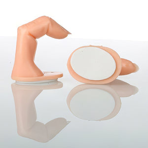 Plastic False Finger For Nail Art Practice With Tips by OTHER sold by DTK Nail Supply