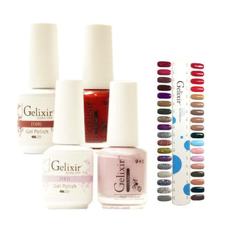  Gelixir Gel & Lacquer Part 4 - Set of 20 Gel & Lacquer Combos by Gelixir sold by DTK Nail Supply
