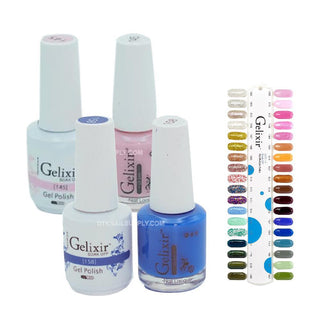  Gelixir Gel & Lacquer Part 5 - Set of 21 Gel & Lacquer Combos by Gelixir sold by DTK Nail Supply