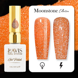 LAVIS Reflective R05 - 18 - Gel Polish 0.5 oz - Neon Lights Reflective Collection by LAVIS NAILS sold by DTK Nail Supply