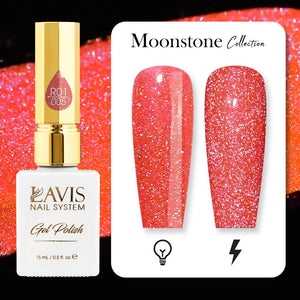 LAVIS Reflective R05 - 19 - Gel Polish 0.5 oz - Neon Lights Reflective Collection by LAVIS NAILS sold by DTK Nail Supply