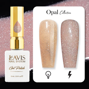 LAVIS Reflective R05 - 02 - Gel Polish 0.5 oz - Blossom Bass Reflective Collection by LAVIS NAILS sold by DTK Nail Supply