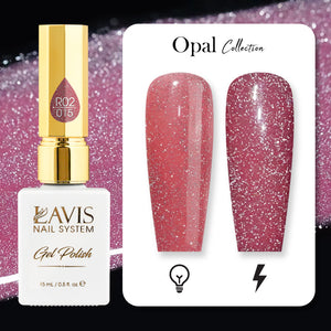 LAVIS Reflective R05 - 14 - Gel Polish 0.5 oz - Neon Lights Reflective Collection by LAVIS NAILS sold by DTK Nail Supply