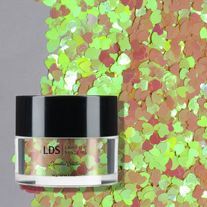 LDS Sweet Heart Glitter Nail Art - 0.5oz SH05 Romantic by LDS sold by DTK Nail Supply