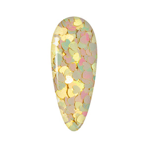 LDS Sweet Heart Glitter Nail Art - 0.5oz SH06 Love You Too by LDS sold by DTK Nail Supply
