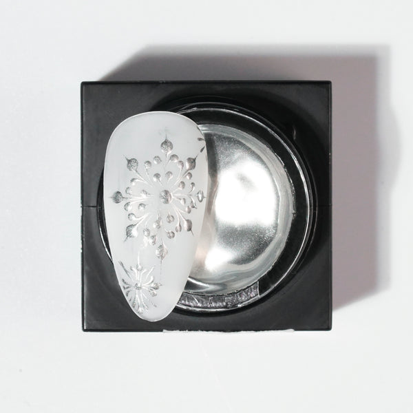 Emboss Gel Polish Nail Art - 0.5oz Silver