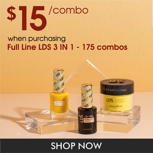 LDS One Line 3-in-1 1.5 oz (165 colors) by LDS sold by DTK Nail Supply