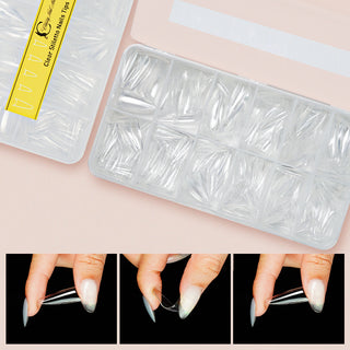  Siletto Clear Nails Tips - 500pcs by LAVIS NAILS TOOL sold by DTK Nail Supply