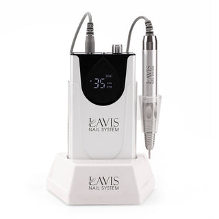  LAVIS Nail Drill - Silver by LAVIS NAILS TOOL sold by DTK Nail Supply