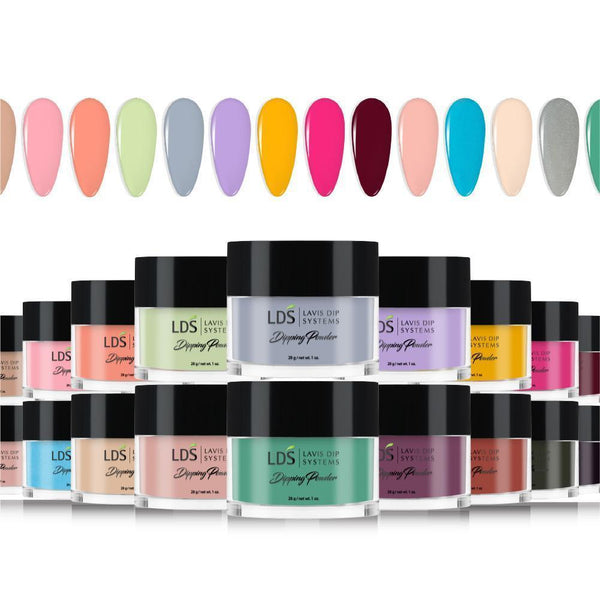 LDS Spring Kit 1oz/ea (24 Colors): D01 - D24 by LDS sold by DTK Nail Supply