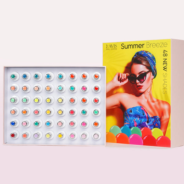 LAVIS Summer Breeze Gel Nail Polish Collections (48 colors): 157 - 204 by LAVIS NAILS sold by DTK Nail Supply