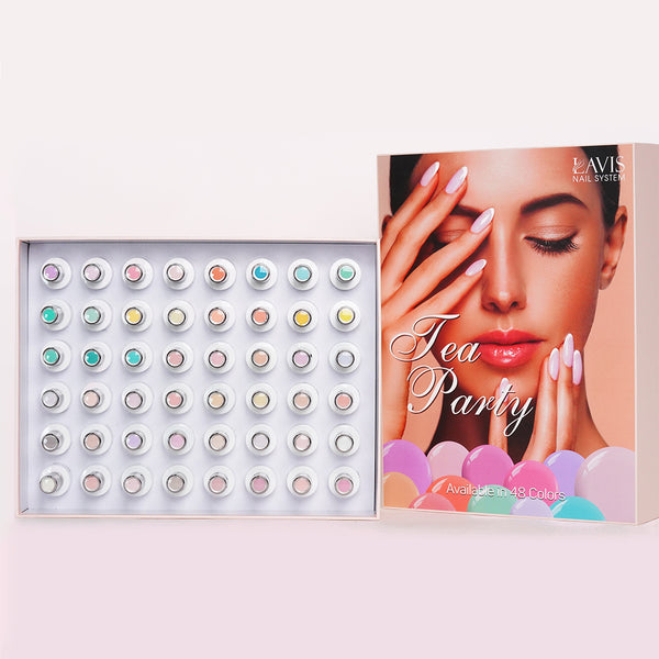 Lavis Tea Party Gel Nail Polish Collections (48 colors): 109 - 156 by LAVIS NAILS sold by DTK Nail Supply